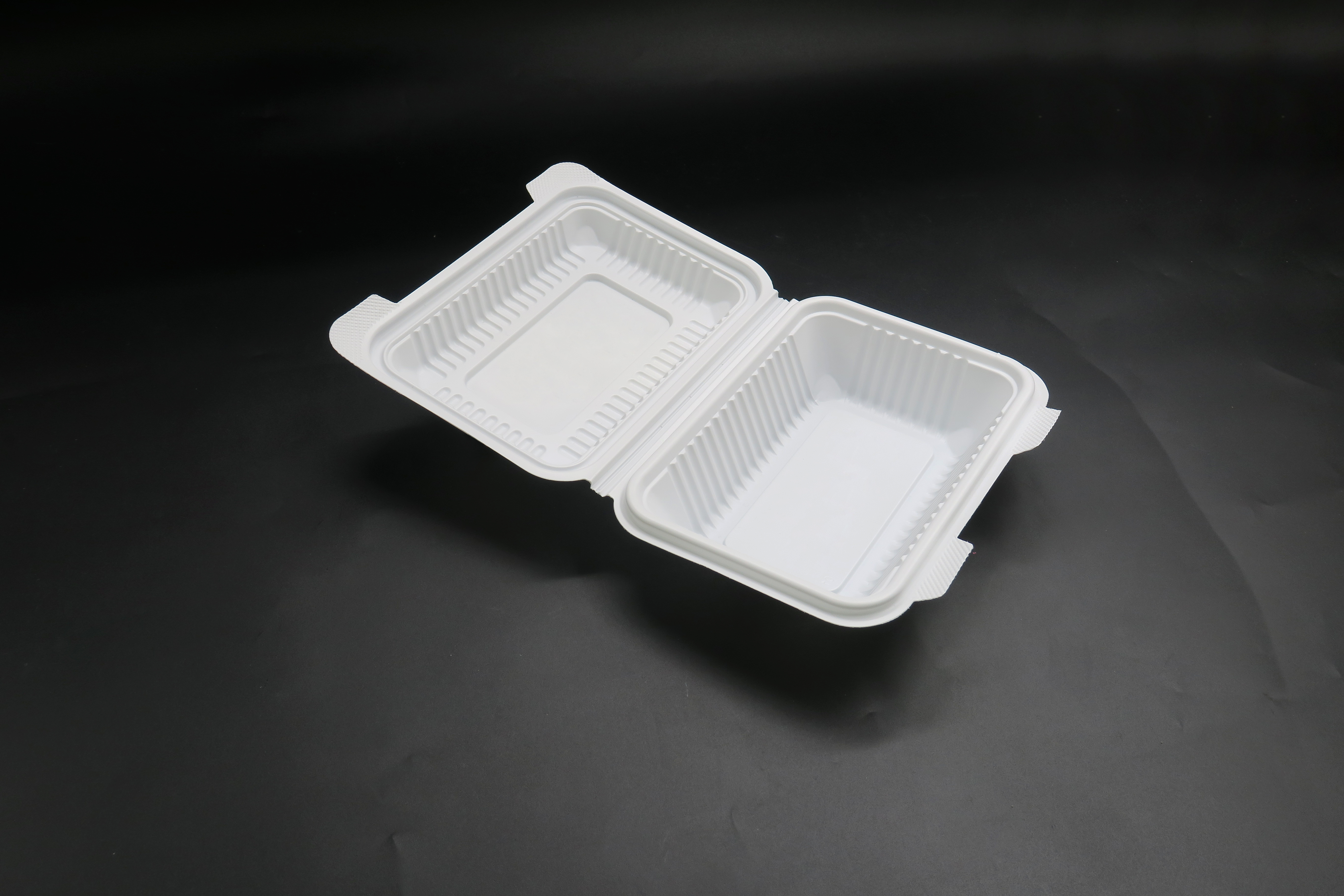 Pack de boîtes à lunch à clapet en plastique pour emporter des aliments