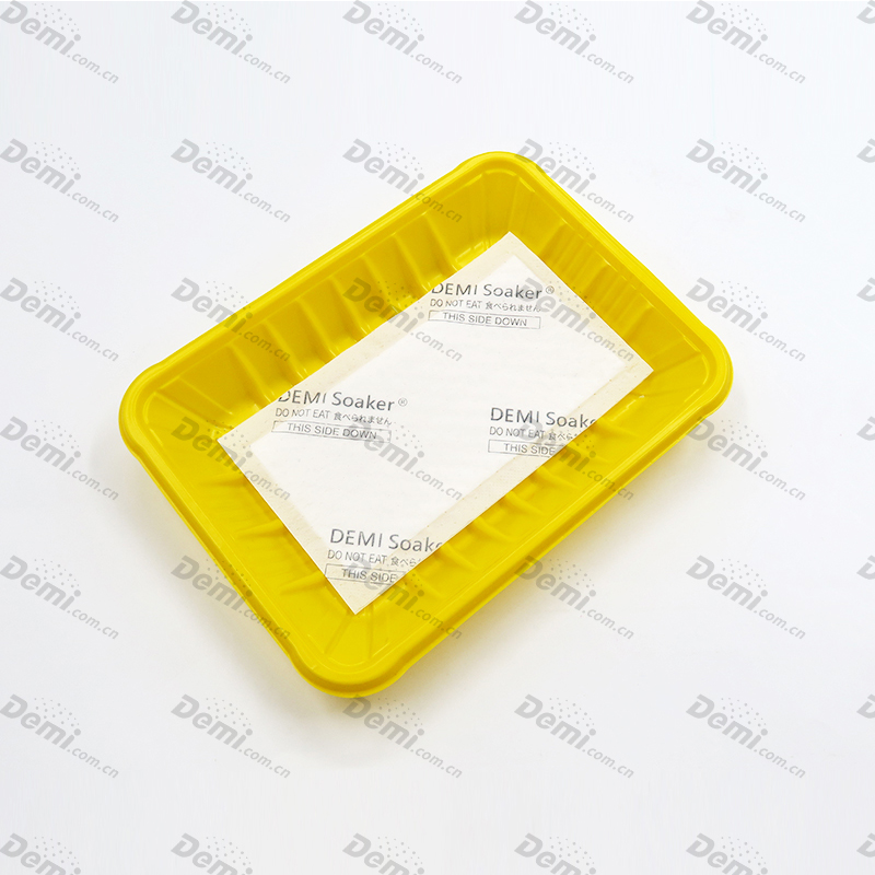 Tampon absorbant rectangulaire non tissé pour la conservation des aliments