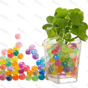 Miracle Beads Décoration Colorée Hydrogel Cristal Rond Sol Cristallin Extensible-1