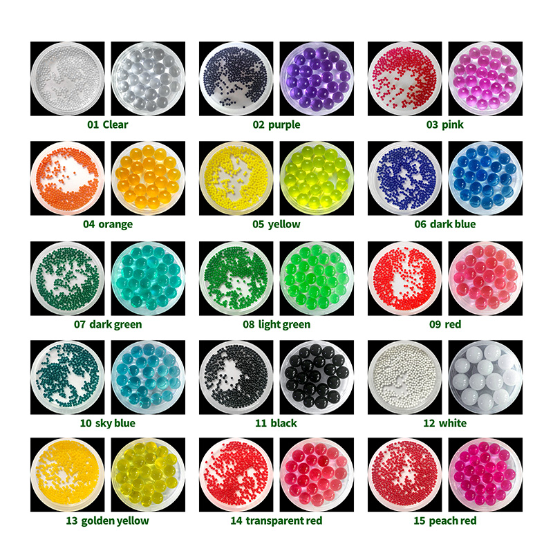 Perles d'eau colorées SAP Aroma pour désodorisant